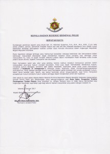 Surat Kabareskrim